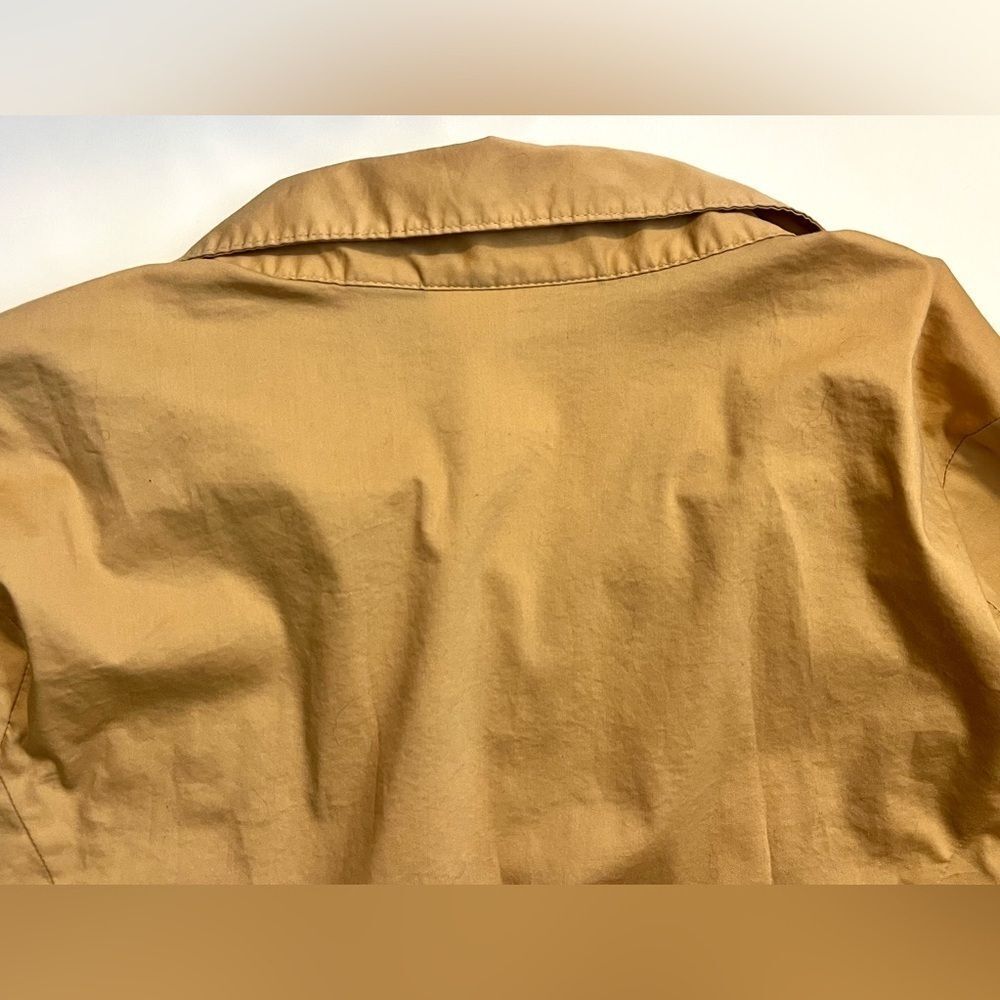 New York & Company Madison Shirt Tan Button-Up Short-Sleeve Women’s Size Medium - Picture 16 of 16